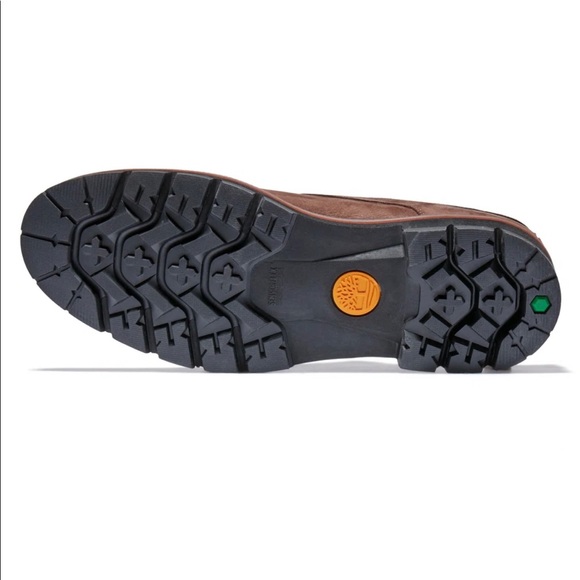 Timberland Men's Port Union Waterproof Oxford Shoes Dark Brown - Picture 2 of 3